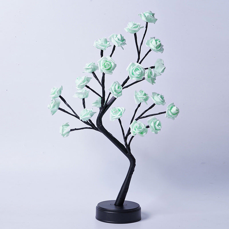 Rose Flowers Twinkling Tree Lamp